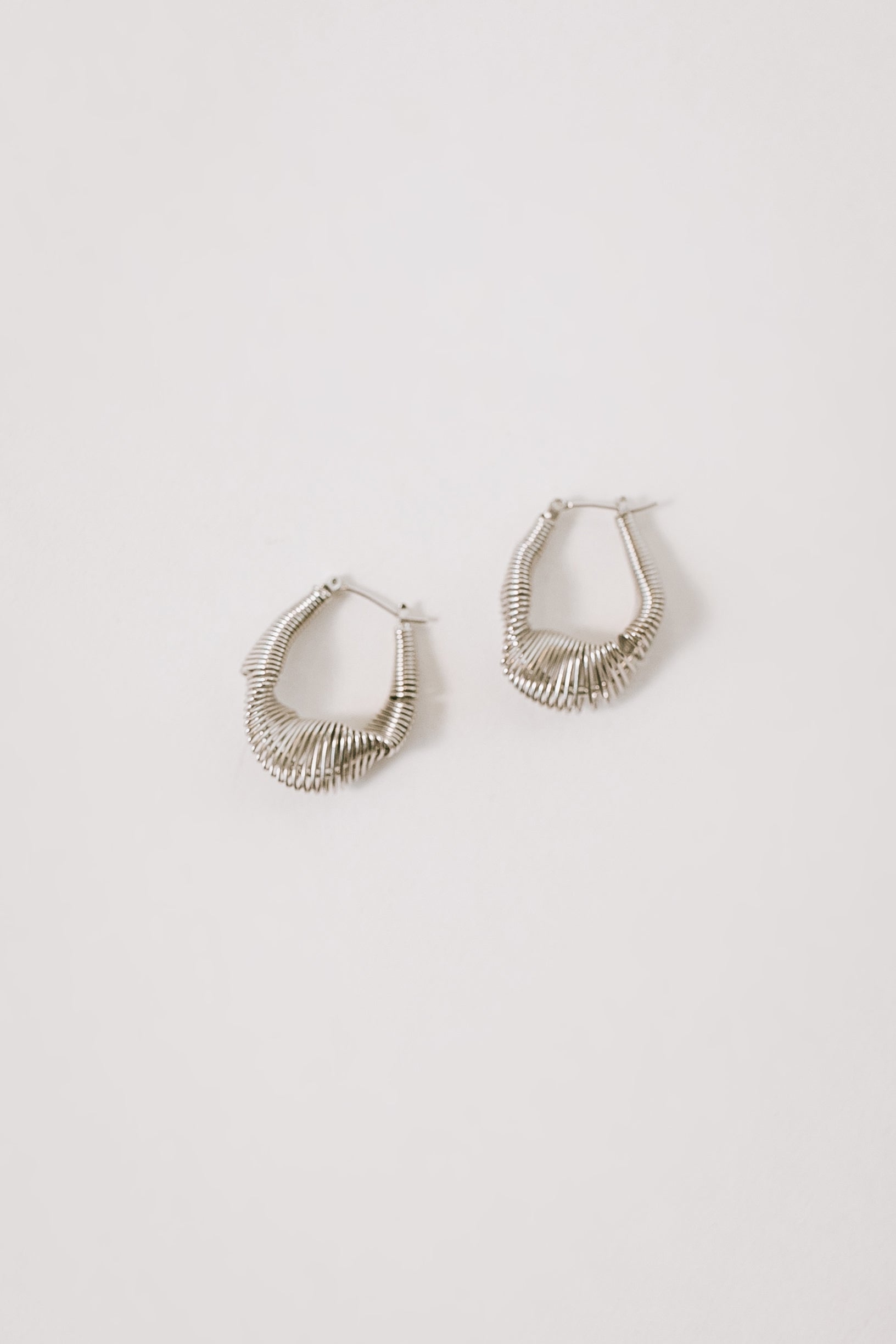 Mikal Spring Earring - Silver