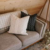 Hemming Striped Pillow - Cream - 22"x22"