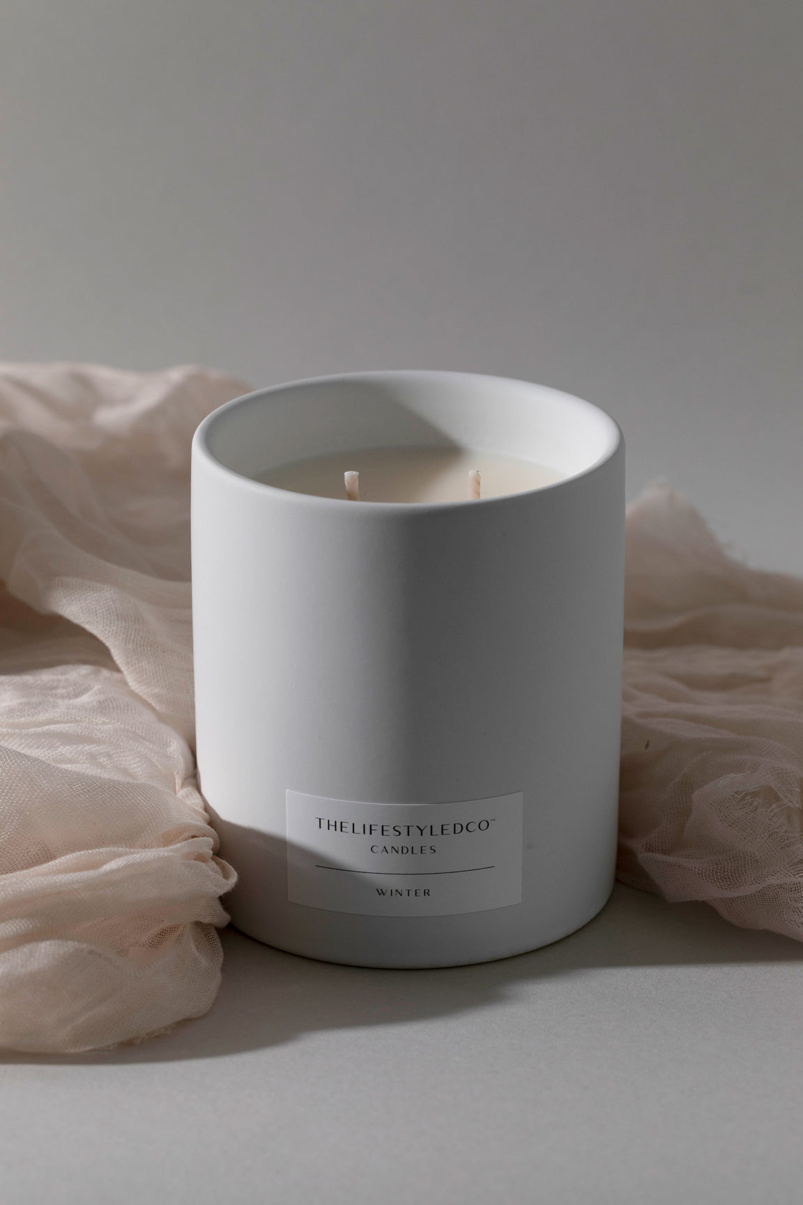 LCO Exclusive Linen Mist + Double Wick Candle THELIFESTYLEDCO Shop