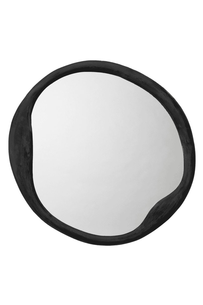 Groven Round Mirror - Antiqued Iron