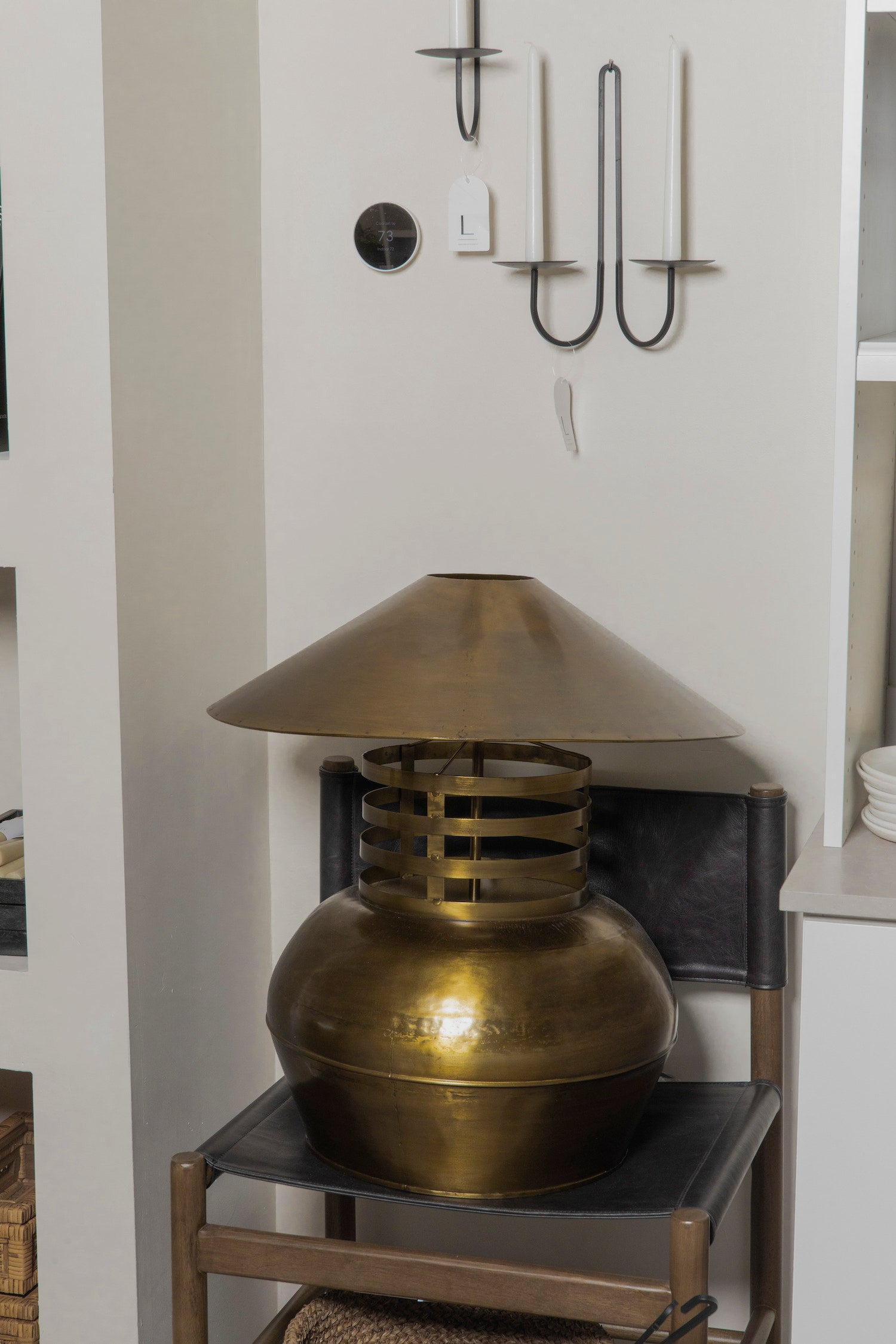 Vintage Brass Lamp - Antiques World