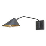 Serpa Black Swing-Arm Wall Sconce - 2 Sizes